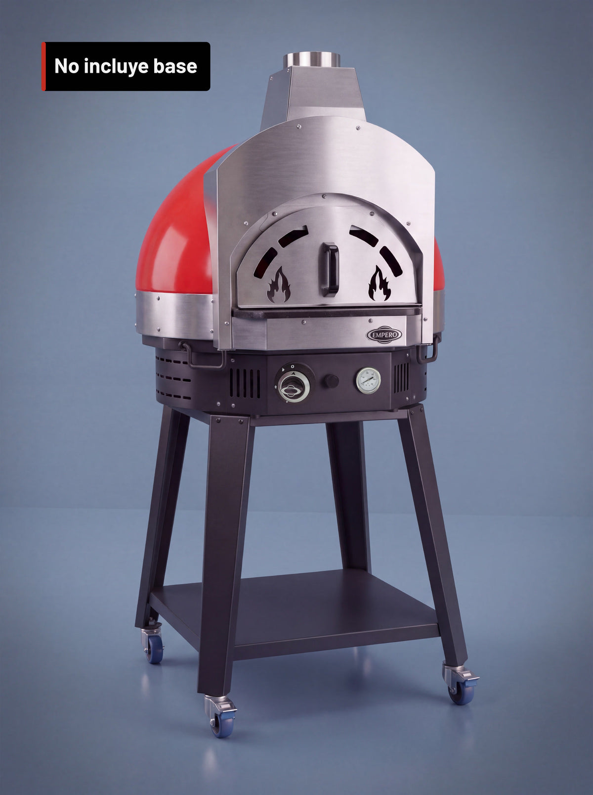 Horno de pizza de piedra EMP.SPO.H-70 — Vista principal (no incluye base)