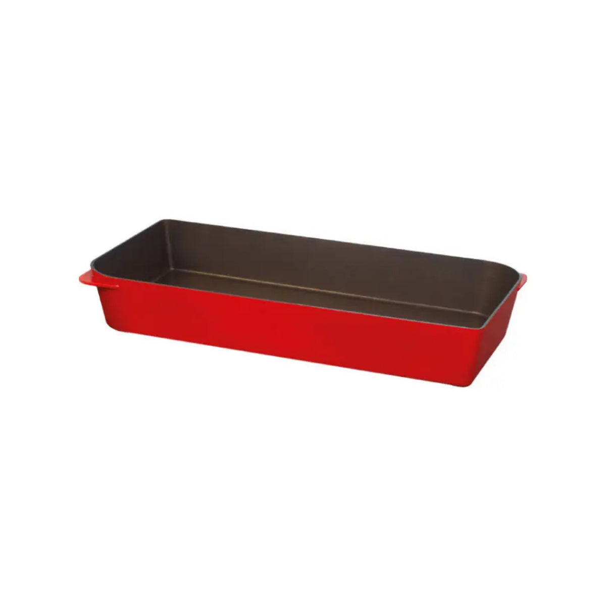 Bandeja Aluflon roja 23 × 15 × 7 cm · 1,2 L · vista 1
