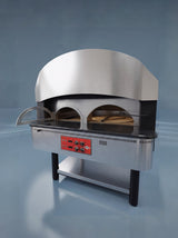 Horno de pizza giratorio EMP.SPO.05 — Vista con puertas abiertas
