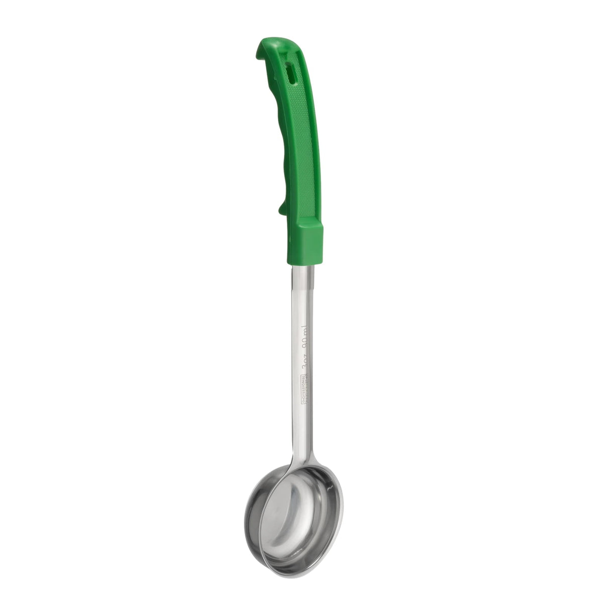 Cucharón Porcionador Plano 4 Oz Mango Verde · vista 1