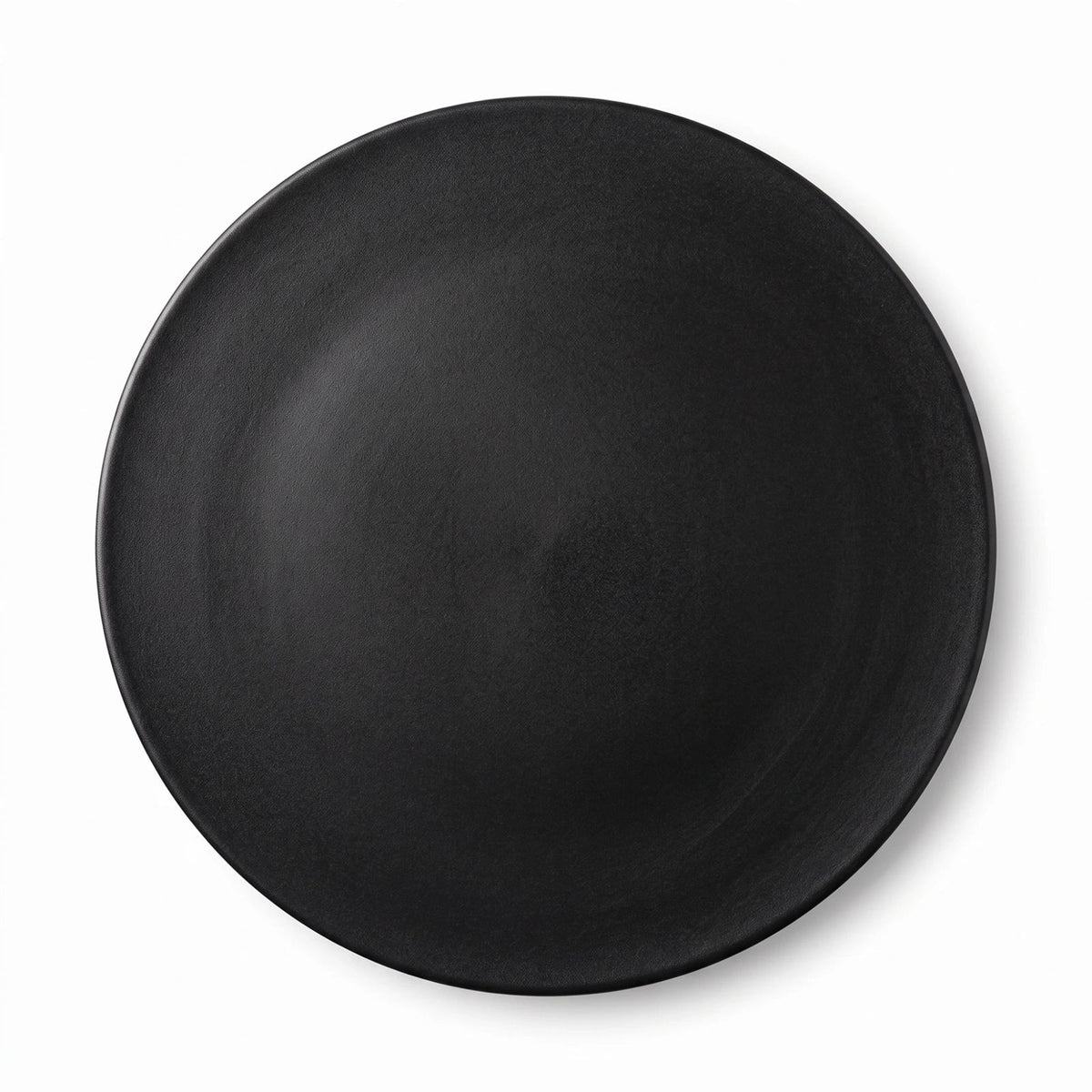 Plato Melamina Negro 18 Cm · vista 1