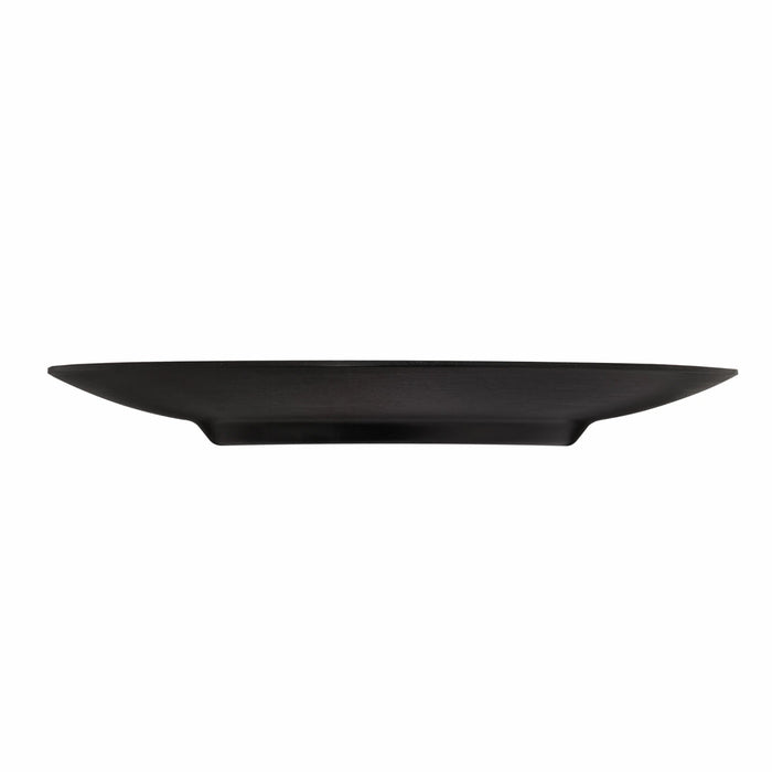 Plato Melamina Negro 25 Cm · vista 1