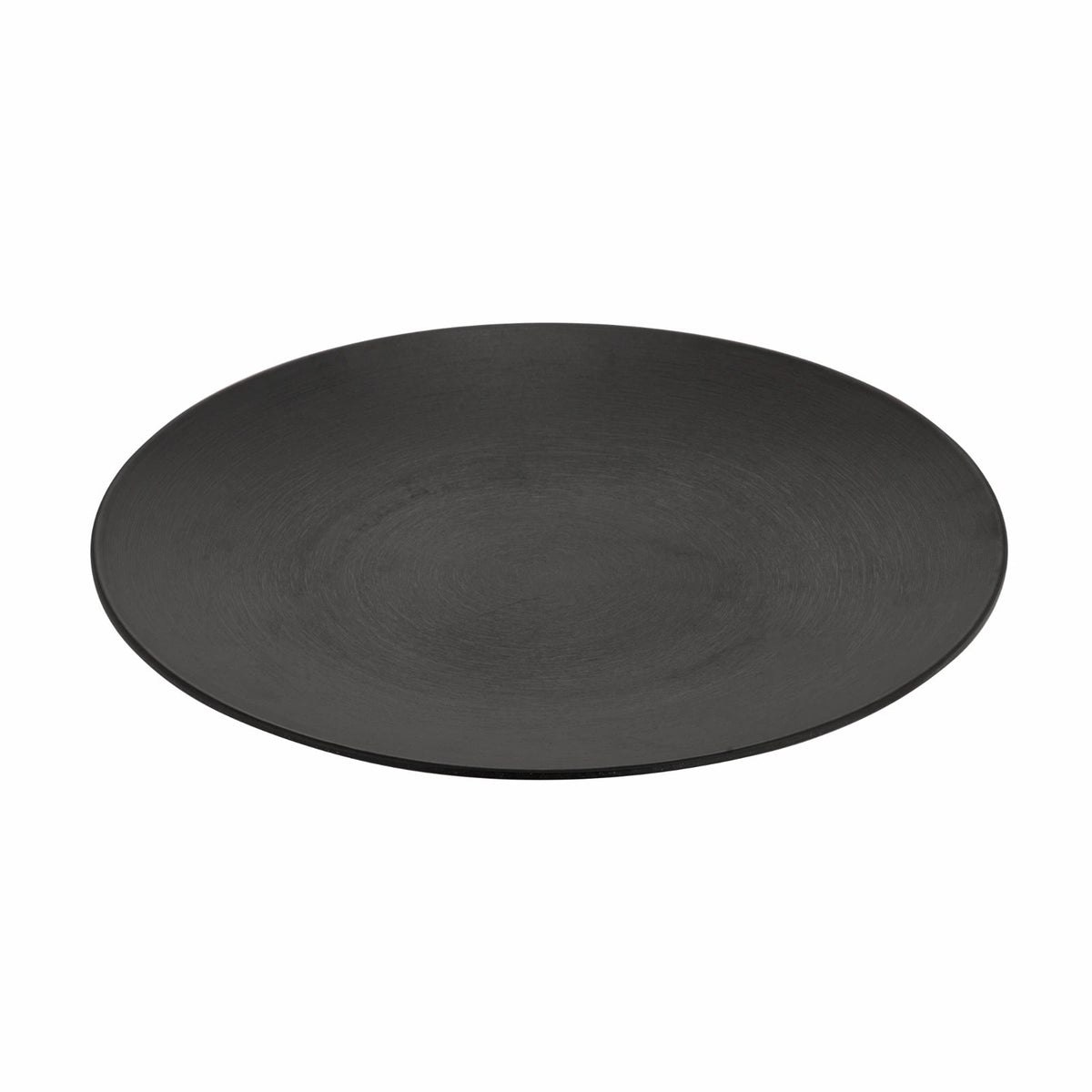 Plato Melamina Negro 25 Cm · vista 3