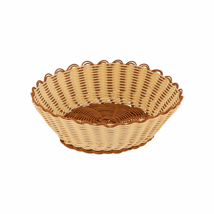 Canasta Redonda Mimbre Sintético 18 Cm (Panera) · vista 1